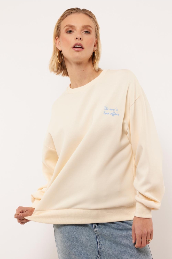 LINDEN SWEATER 25VQF15 012 ECRU